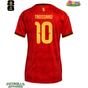 Belgien Leandro Trossard #10 Hemmatröja Kvinnor VM 2026 Kortärmad
